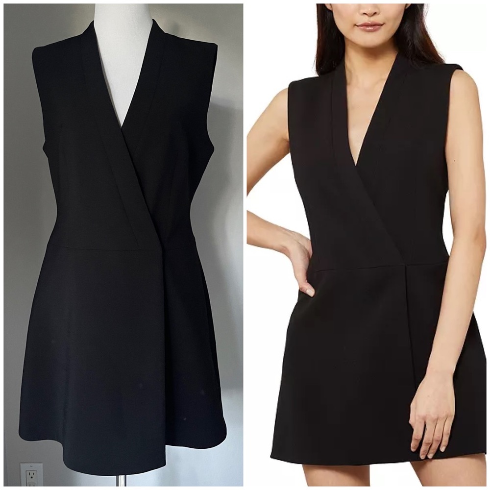 BCBGMaxAzria Caryn Wrap Vest Dress